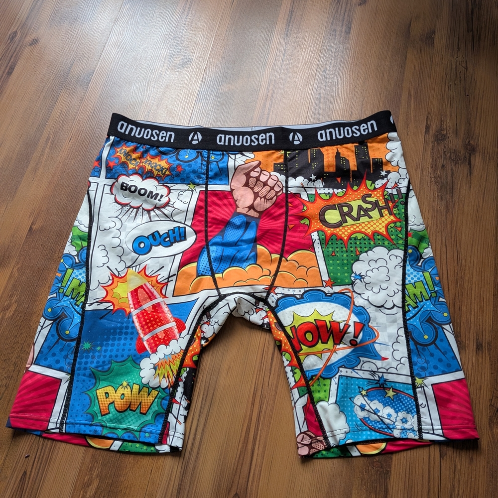 NWOT Colorful Comic Print Men's Bottoms